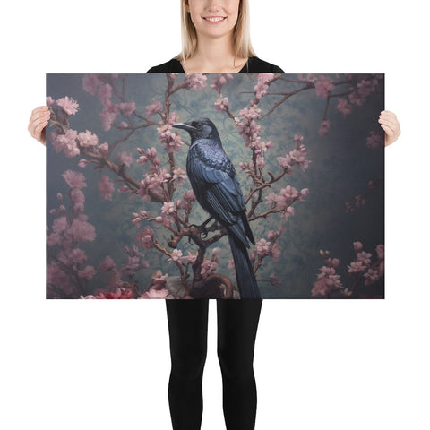About my Brain Institute Wall Art 24″×36″ Raven Spirit Animal Canvas