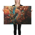 About my Brain Institute Wall Art 24″×36″ Seahorse Spirit Animal Canvas