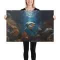 About my Brain Institute Wall Art 24″×36″ Shark Spirit Animal Canvas