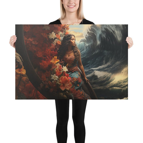 About my Brain Institute Wall Art 24″×36″ Sina-Uli Goddess Canvas