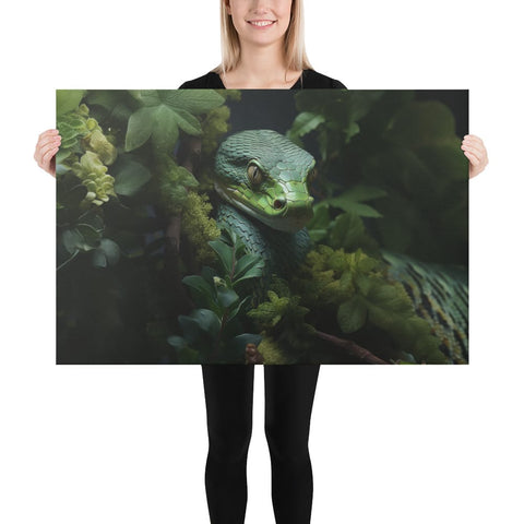 About my Brain Institute Wall Art 24″×36″ Snake Spirit Animal Canvas
