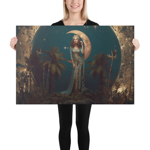 About my Brain Institute Wall Art 24″×36″ Tanit Goddess Canvas