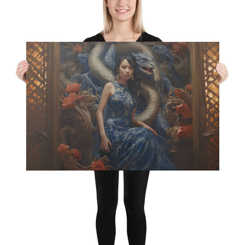 About my Brain Institute Wall Art 24″×36″ Tiamat Goddess Canvas
