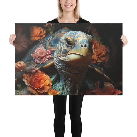 About my Brain Institute Wall Art 24″×36″ Tortoise Spirit Animal Canvas