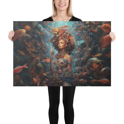About my Brain Institute Wall Art 24″×36″ Yemoja Goddess Canvas