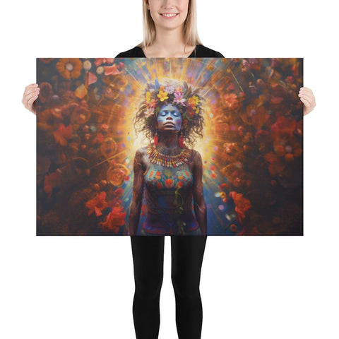 About my Brain Institute Wall Art 24″×36″ Yhi Goddess Canvas