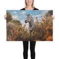 About my Brain Institute Wall Art 24″×36″ Zebra Spirit Animal Canvas
