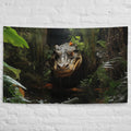 About my Brain Institute Wall Art Alligator Spirit Animal Flag Wall Art