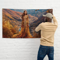 About my Brain Institute Wall Art Amalur Goddess Flag Wall Art