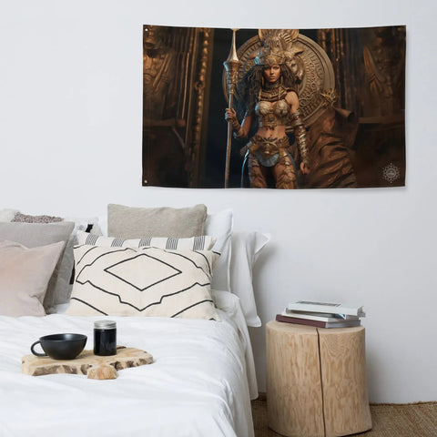 About my Brain Institute Wall Art Anat Goddess Flag Wall Art