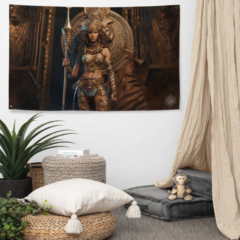 About my Brain Institute Wall Art Anat Goddess Flag Wall Art
