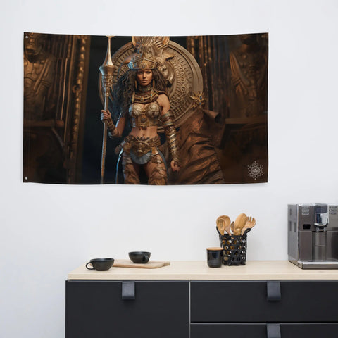 About my Brain Institute Wall Art Anat Goddess Flag Wall Art