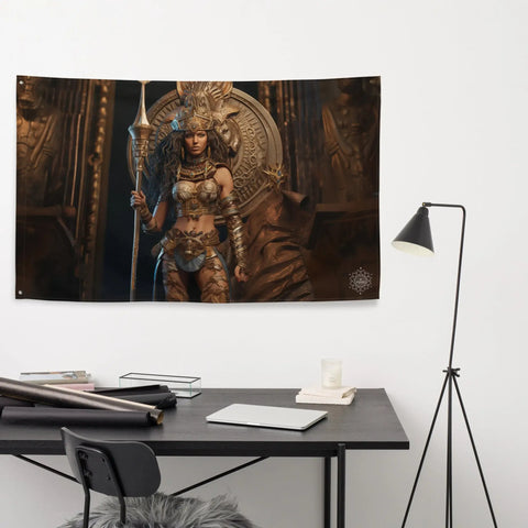 About my Brain Institute Wall Art Anat Goddess Flag Wall Art
