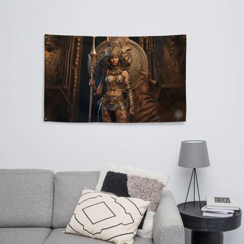 About my Brain Institute Wall Art Anat Goddess Flag Wall Art