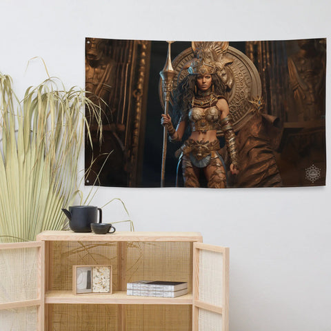 About my Brain Institute Wall Art Anat Goddess Flag Wall Art