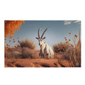 About my Brain Institute Wall Art Arabian Oryx Spirit Animal Flag Wall Art