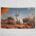 About my Brain Institute Wall Art Arabian Oryx Spirit Animal Flag Wall Art