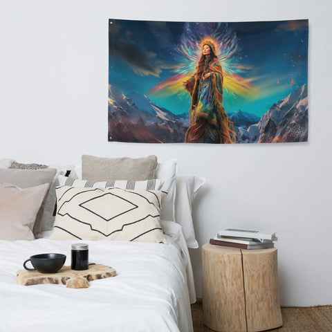About my Brain Institute Wall Art Arnarquagssaq Goddess Flag Wall Art