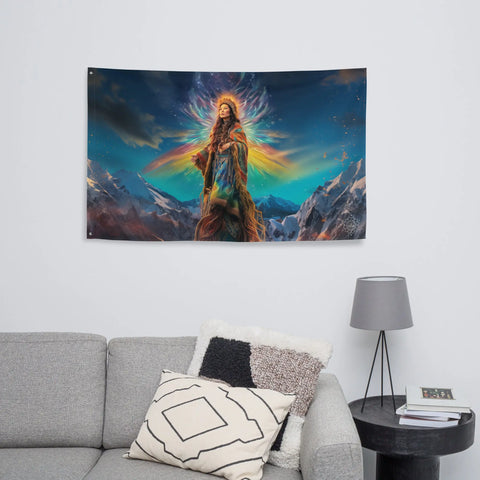 About my Brain Institute Wall Art Arnarquagssaq Goddess Flag Wall Art