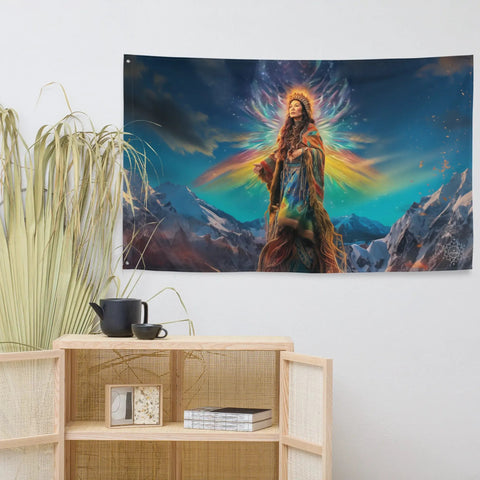 About my Brain Institute Wall Art Arnarquagssaq Goddess Flag Wall Art