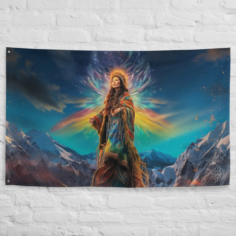 About my Brain Institute Wall Art Arnarquagssaq Goddess Flag Wall Art
