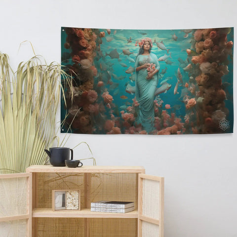 About my Brain Institute Wall Art Atargatis Goddess Flag Wall Art