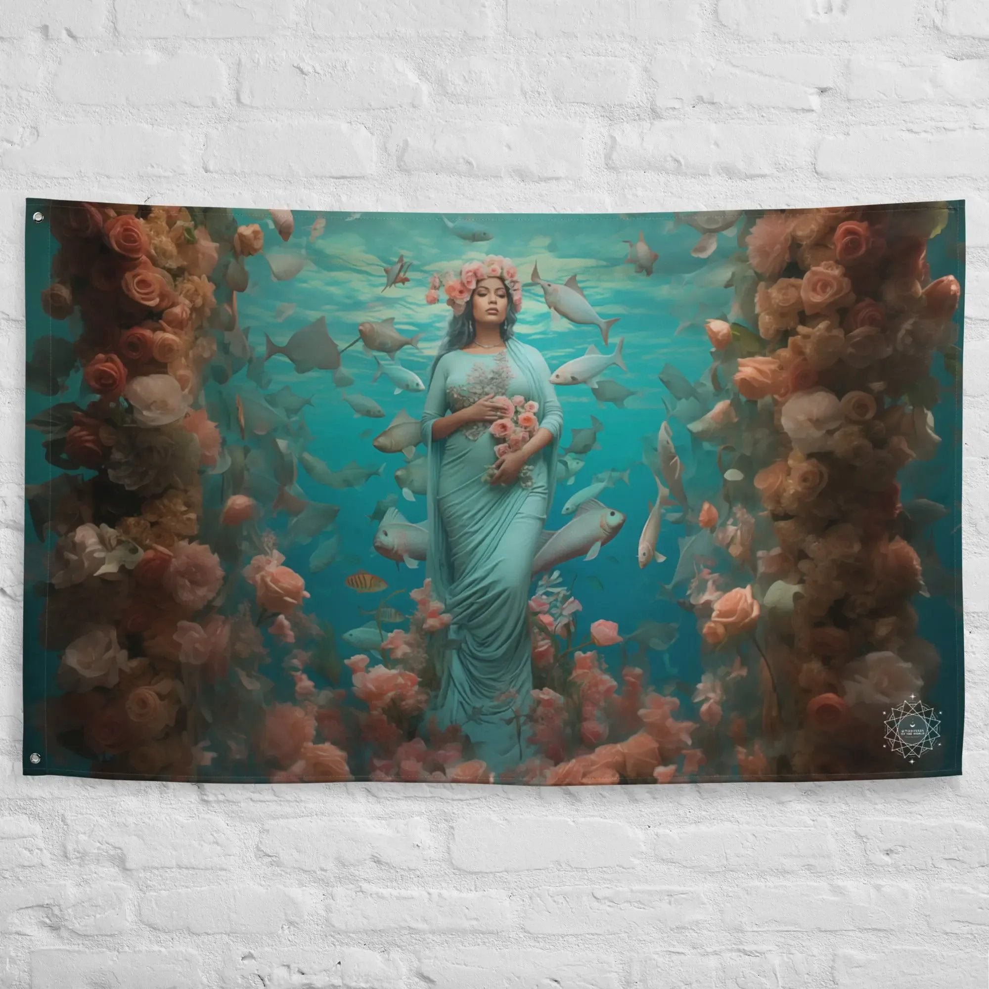 Atargatis Goddess Flag Wall Art – About my Brain Institute