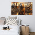 About my Brain Institute Wall Art Beaver Spirit Animal Flag Wall Art