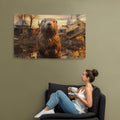 About my Brain Institute Wall Art Beaver Spirit Animal Flag Wall Art