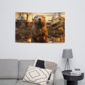 About my Brain Institute Wall Art Beaver Spirit Animal Flag Wall Art