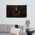 About my Brain Institute Wall Art Black Bear Spirit Animal Flag Wall Art
