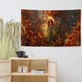 About my Brain Institute Wall Art Brigid Goddess Flag Wall Art