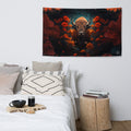 About my Brain Institute Wall Art Buffalo Spirit Animal Flag Wall Art