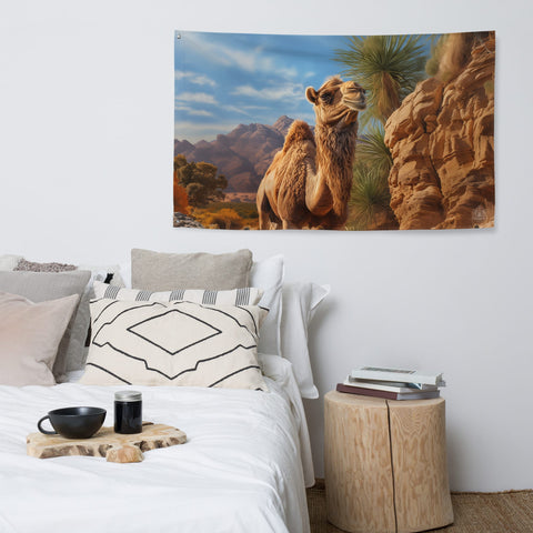 About my Brain Institute Wall Art Camel Spirit Animal Flag Wall Art