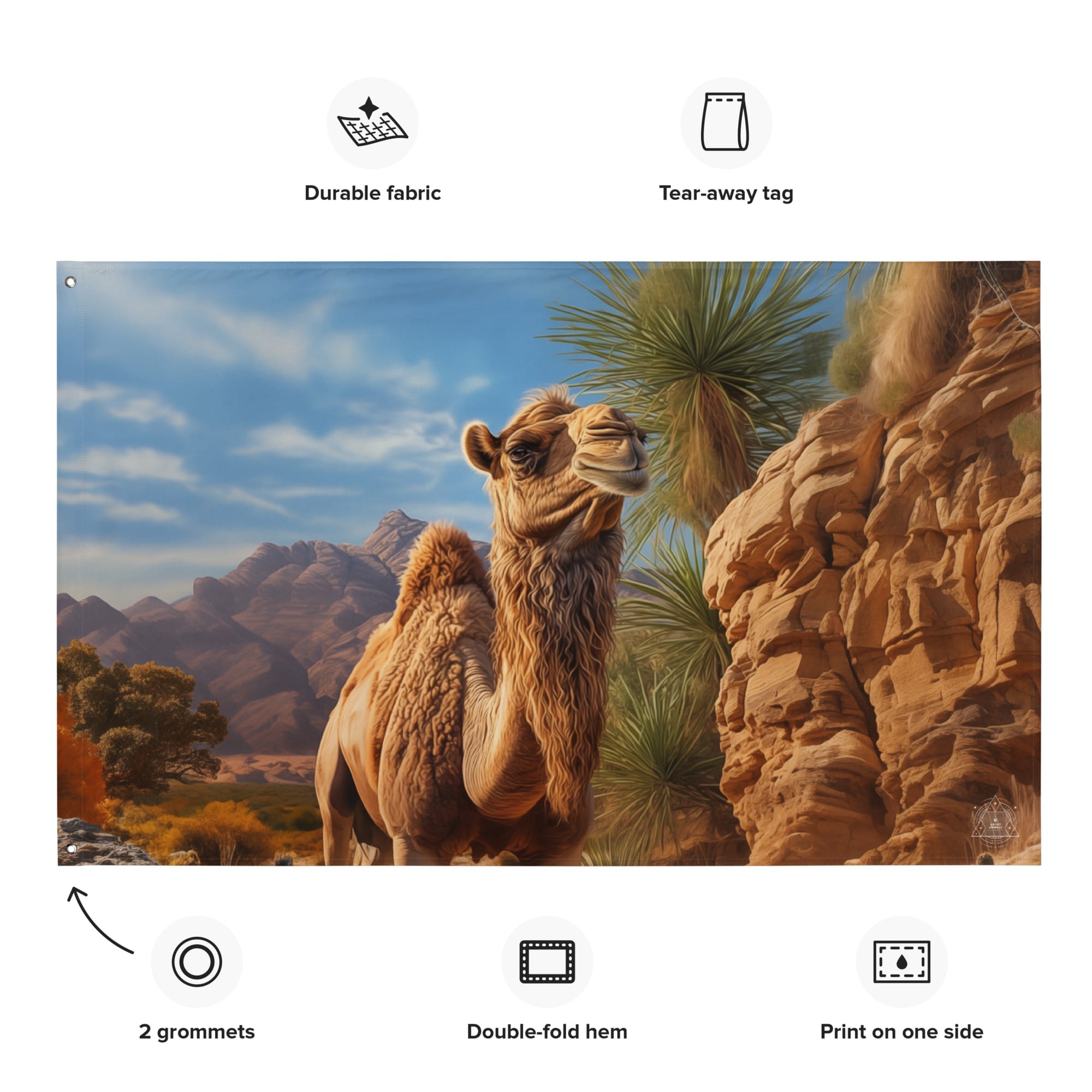 Camel Spirit Animal Flag Wall Art – About my Brain Institute