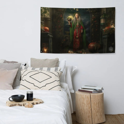 About my Brain Institute Wall Art Cerridwen Goddess Flag Wall Art