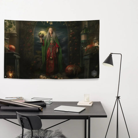 About my Brain Institute Wall Art Cerridwen Goddess Flag Wall Art