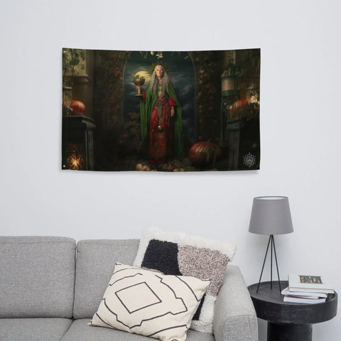 About my Brain Institute Wall Art Cerridwen Goddess Flag Wall Art