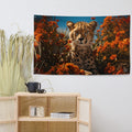 About my Brain Institute Wall Art Cheetah Spirit Animal Flag Wall Art