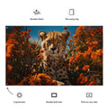 About my Brain Institute Wall Art Cheetah Spirit Animal Flag Wall Art