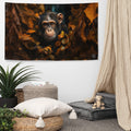 About my Brain Institute Wall Art Chimpanzee Spirit Animal Flag Wall Art