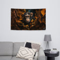 About my Brain Institute Wall Art Chimpanzee Spirit Animal Flag Wall Art