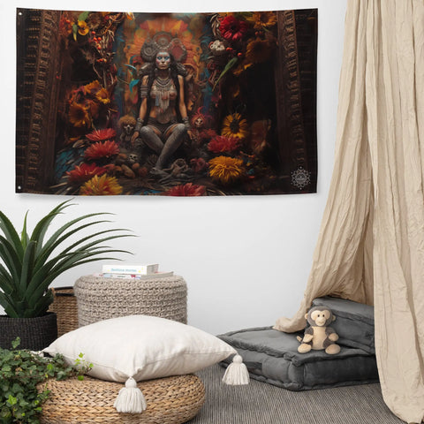 About my Brain Institute Wall Art Coatlicue Goddess Flag Wall Art