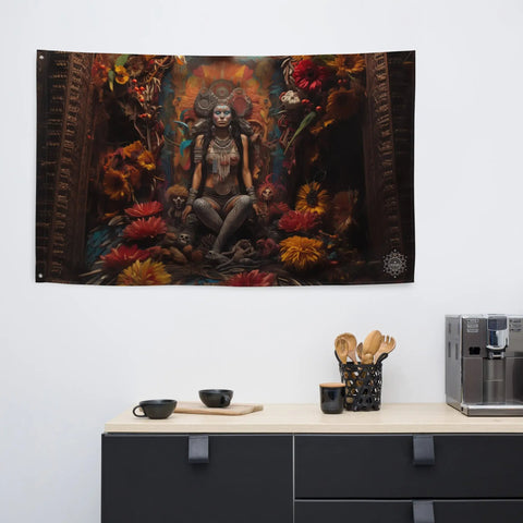About my Brain Institute Wall Art Coatlicue Goddess Flag Wall Art