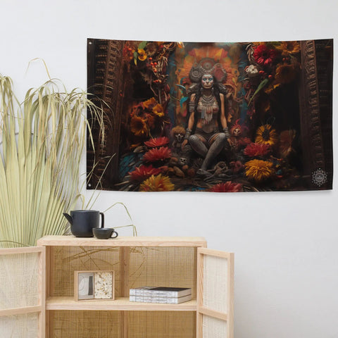 About my Brain Institute Wall Art Coatlicue Goddess Flag Wall Art