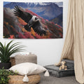 About my Brain Institute Wall Art Condor Spirit Animal Flag Wall Art
