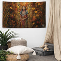 About my Brain Institute Wall Art Corn Mother Goddess Flag Wall Art