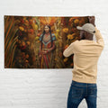 About my Brain Institute Wall Art Corn Mother Goddess Flag Wall Art