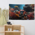 About my Brain Institute Wall Art Crab Spirit Animal Flag Wall Art