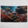 About my Brain Institute Wall Art Crab Spirit Animal Flag Wall Art